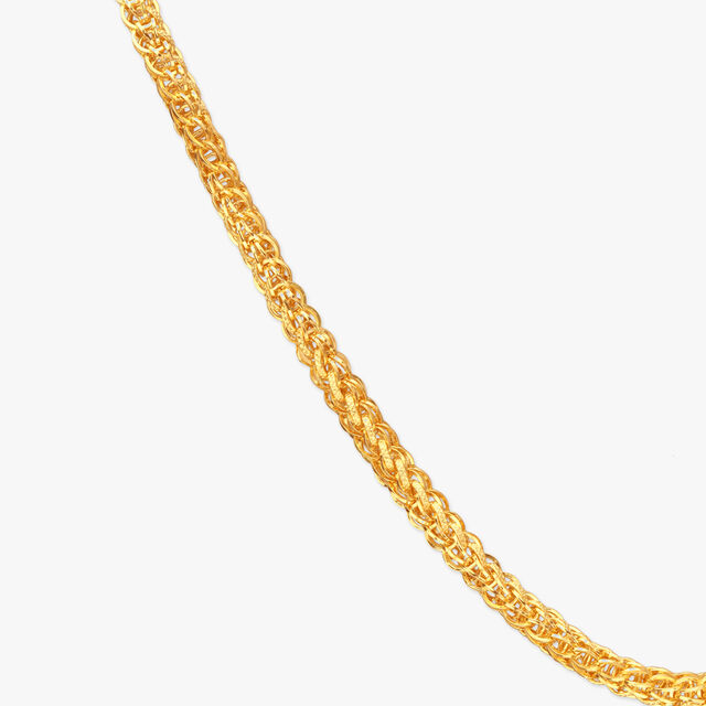 Double Weave Gold Chain