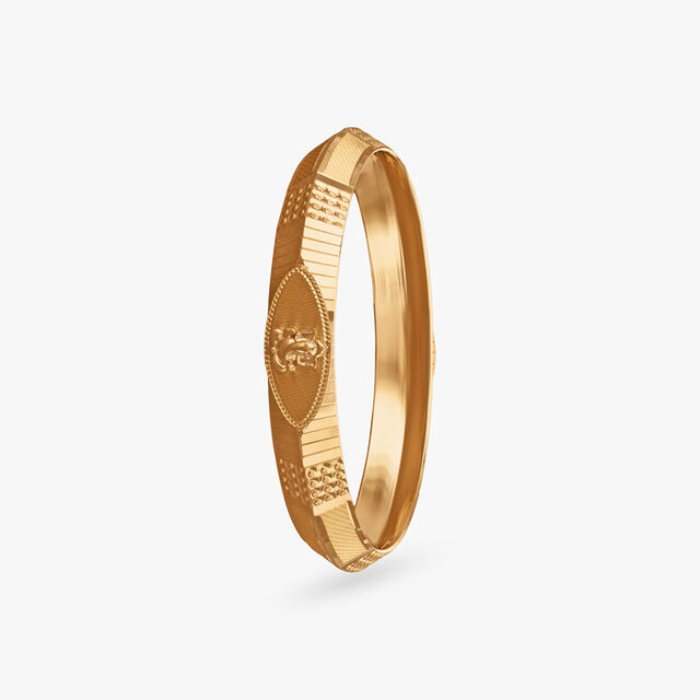 Celestial Grace Gold Kada for Men 2