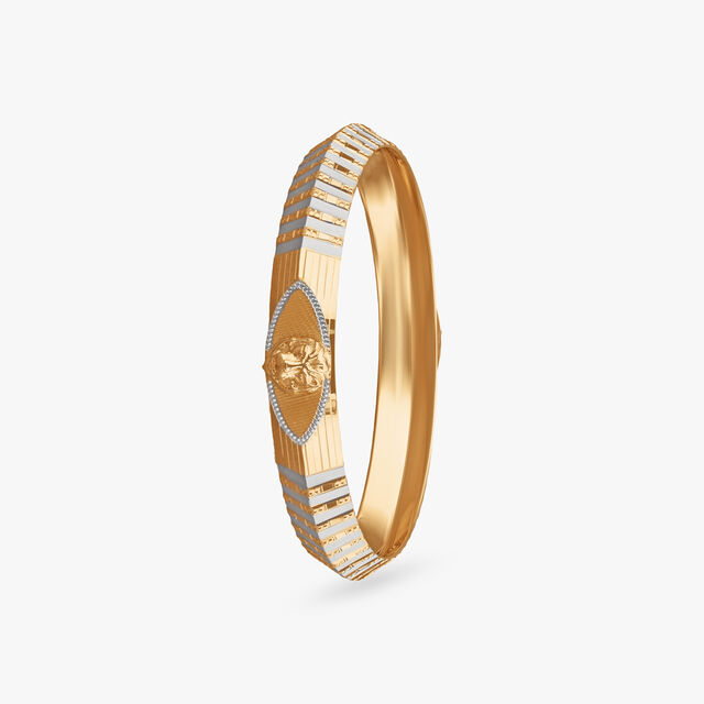 Regal Chevron Gold Kada for Men 2