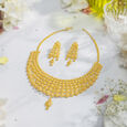 Queenly Filigree Work Necklace Set 