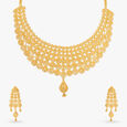 Queenly Filigree Work Necklace Set 2