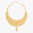 Queenly Filigree Work Necklace Set 3