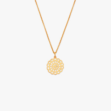 Sleek Simplicity Pendant with Chain
