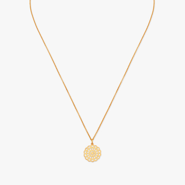 Sleek Simplicity Pendant with Chain 2