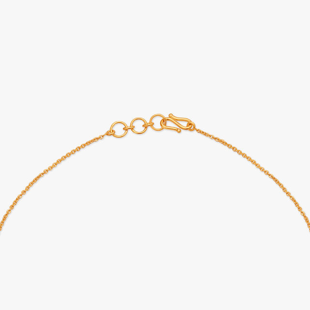 Sleek Simplicity Pendant with Chain 3