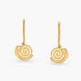 Adorable Snail Hoop Earrings For Kids 3