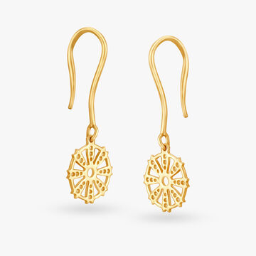 Magnificent Floral Hoop Earrings for Kids