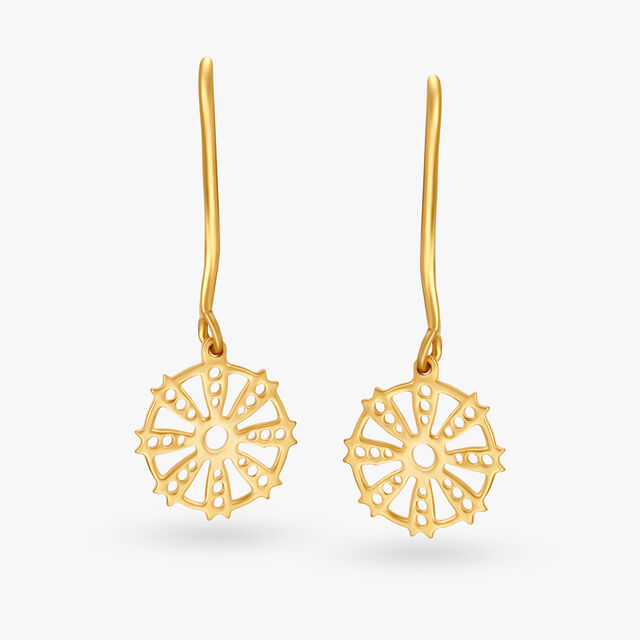 Magnificent Floral Hoop Earrings for Kids 3