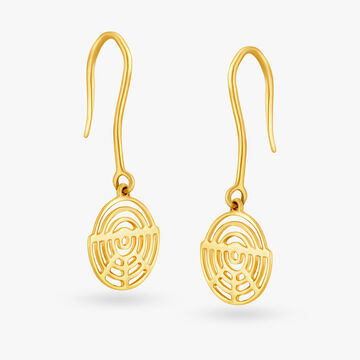 Elegant Web Hoop Earrings for Kids
