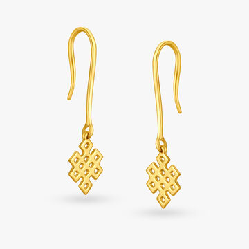 Abstract Hoop Earrings for Kids