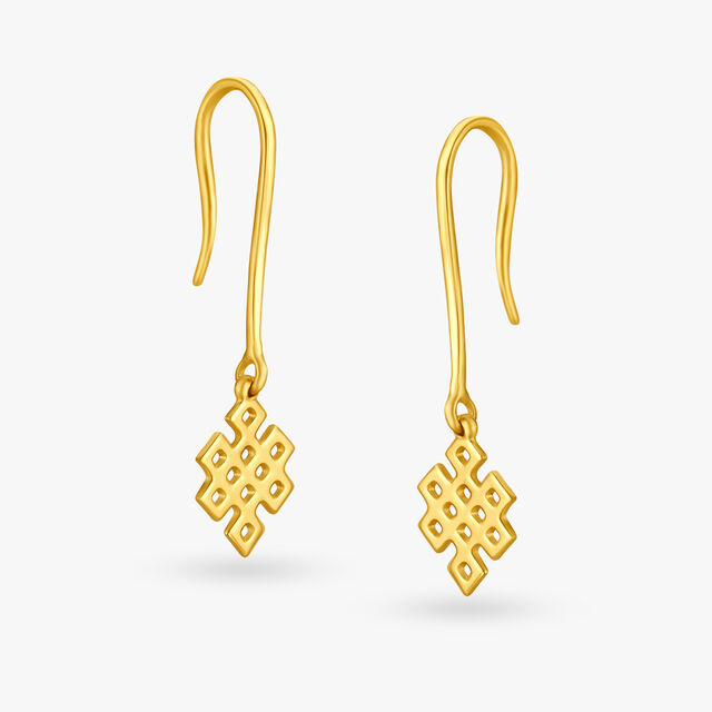 Abstract Hoop Earrings for Kids