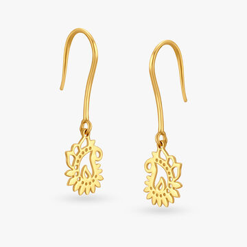 Loopy Leaf Hoop Earrings for Kids