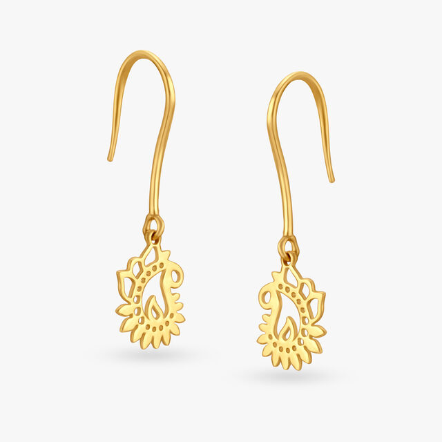 Loopy Leaf Hoop Earrings for Kids