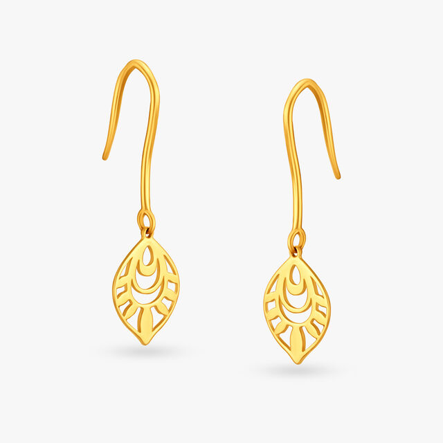 Petite Paisley Hoop Earrings for Kids