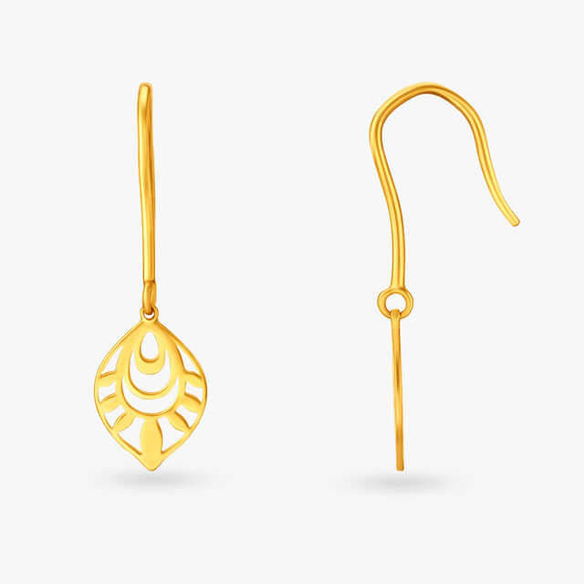 Petite Paisley Hoop Earrings for Kids