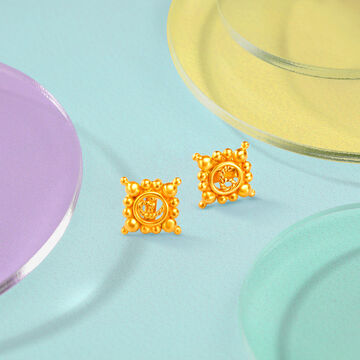 Grand Ethnic Stud Earrings for Kids