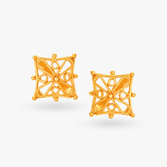 Classy Contemporary Stud Earrings for Kids 