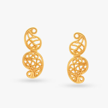 Sleek Almond Contour Studs