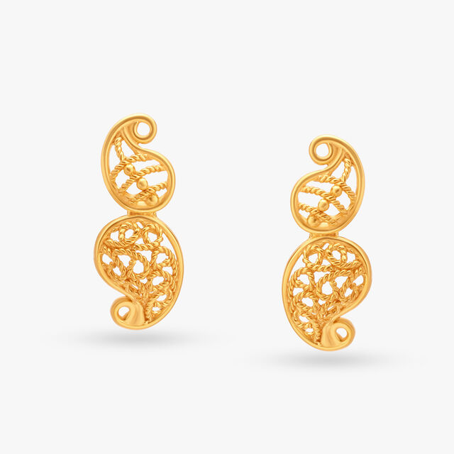 Sleek Almond Contour Studs