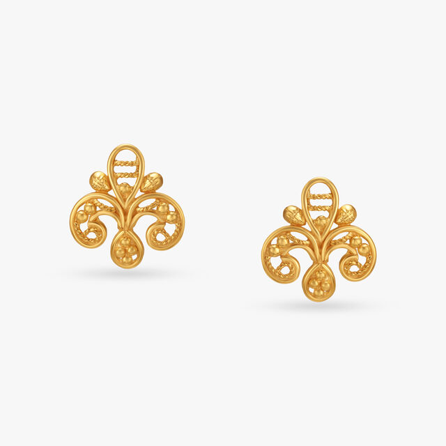 Subtle Charm Stud Earrings 