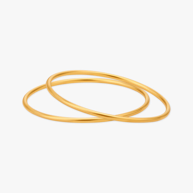 Delicate Classic Gold Bangle 