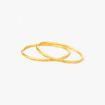 Delicate Twisted Bangles Set for Kids