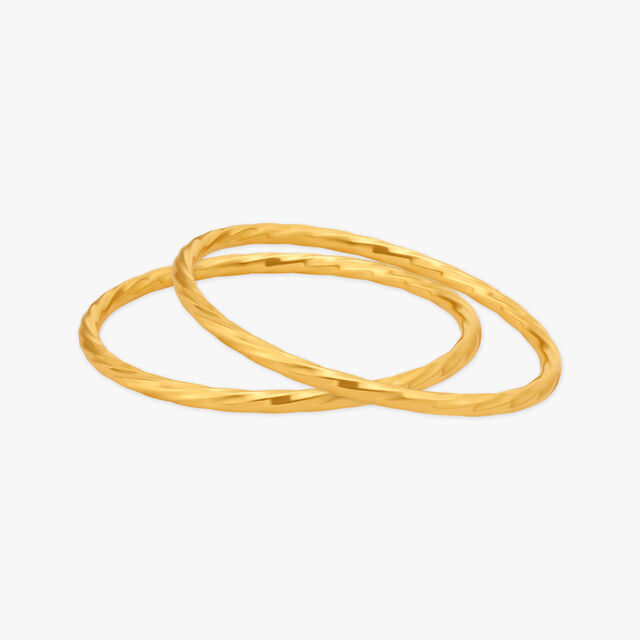 Graceful Twist Bangle 