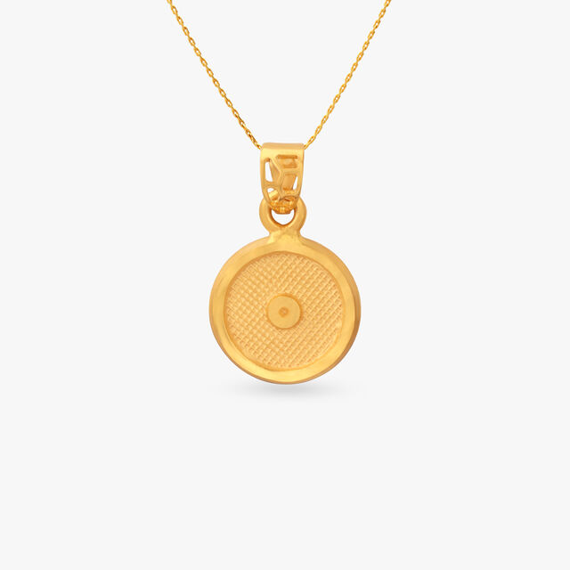 Little Charm Gold Pendant For Kids 