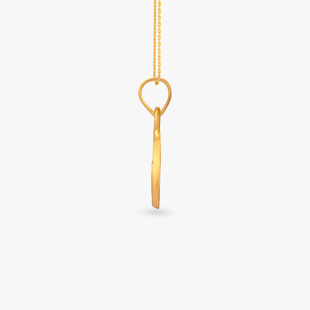 Little Charm Gold Pendant For Kids 2