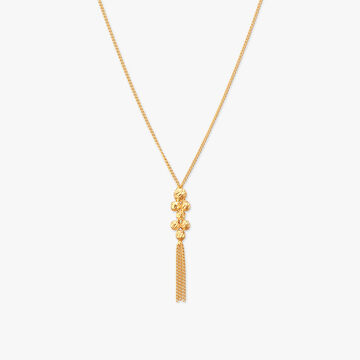 Delicate Tassel Gold Chain For Kids