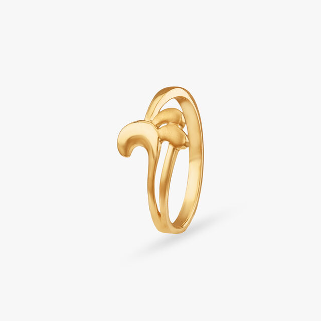 Little Bloom Gold Ring for Kids
