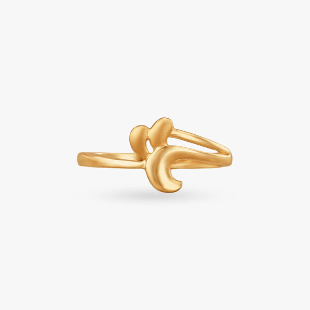 Little Bloom Gold Ring for Kids