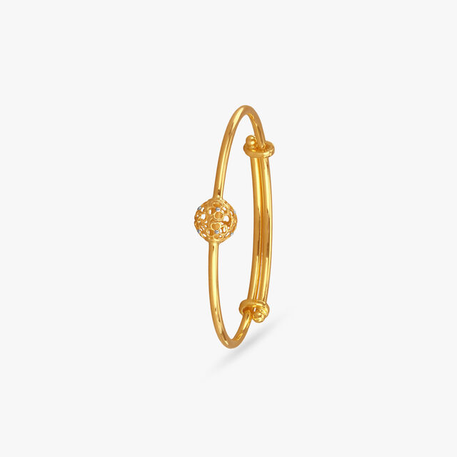 Golden Charm Gold Bangle for Kids 2