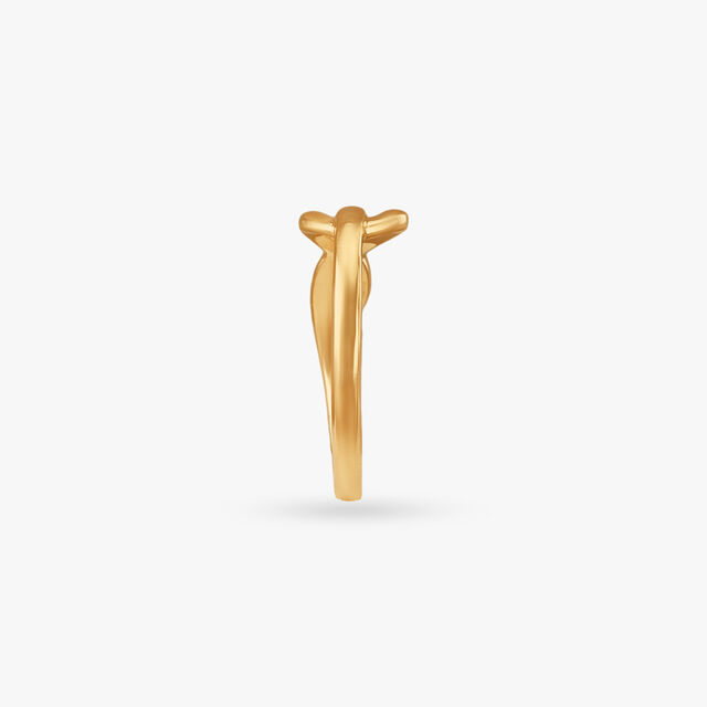 Tiny Twist Gold Ring for Kids