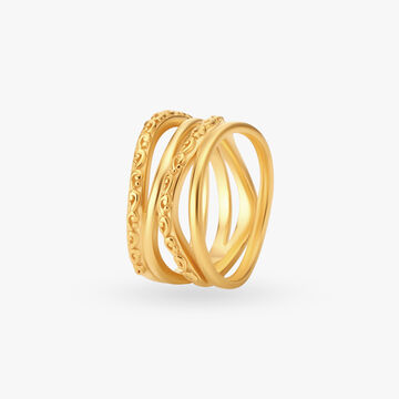 Baroque Splendour Gold Ring