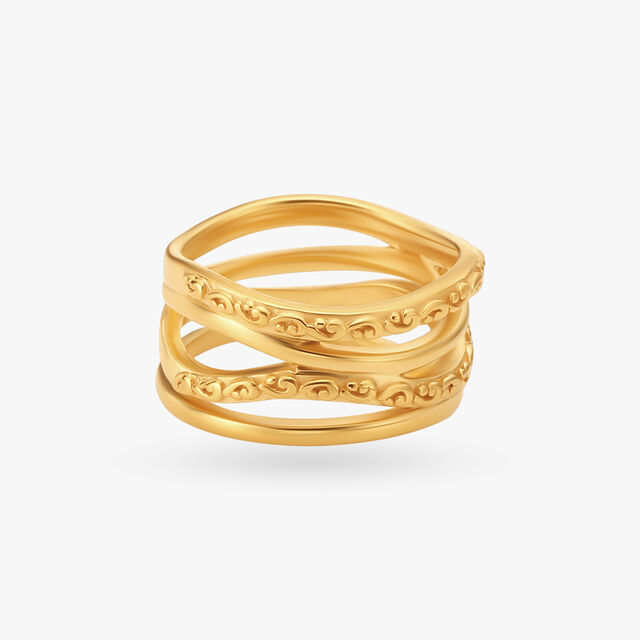 Baroque Splendour Gold Ring