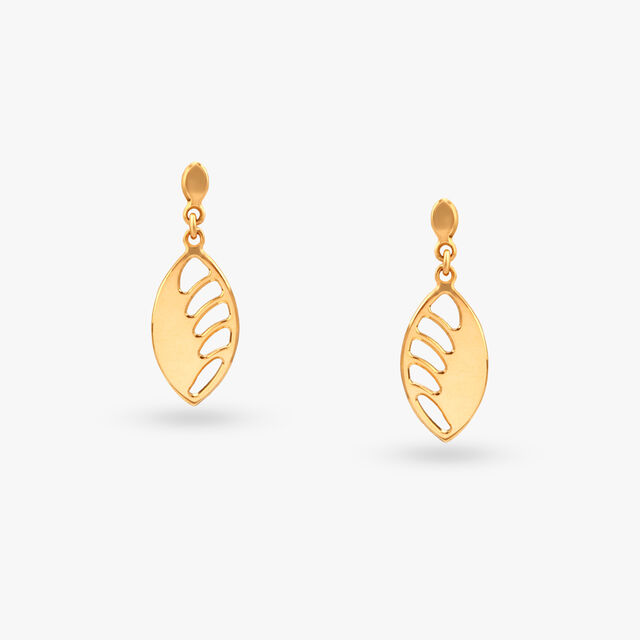 Modern Leaflet Gold Necklace Set 4