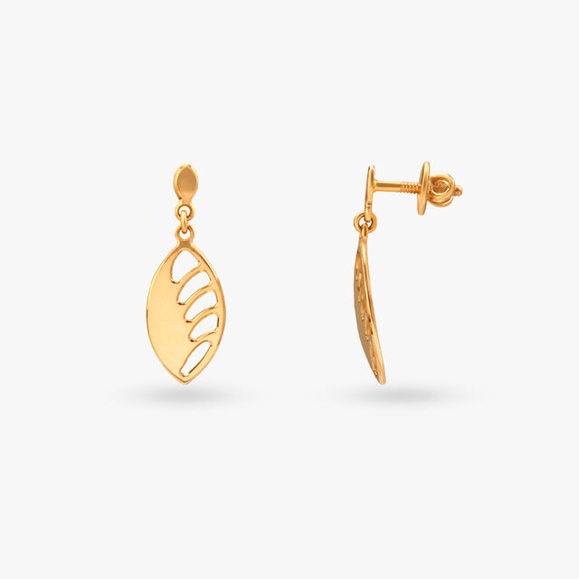 Modern Leaflet Gold Necklace Set 5