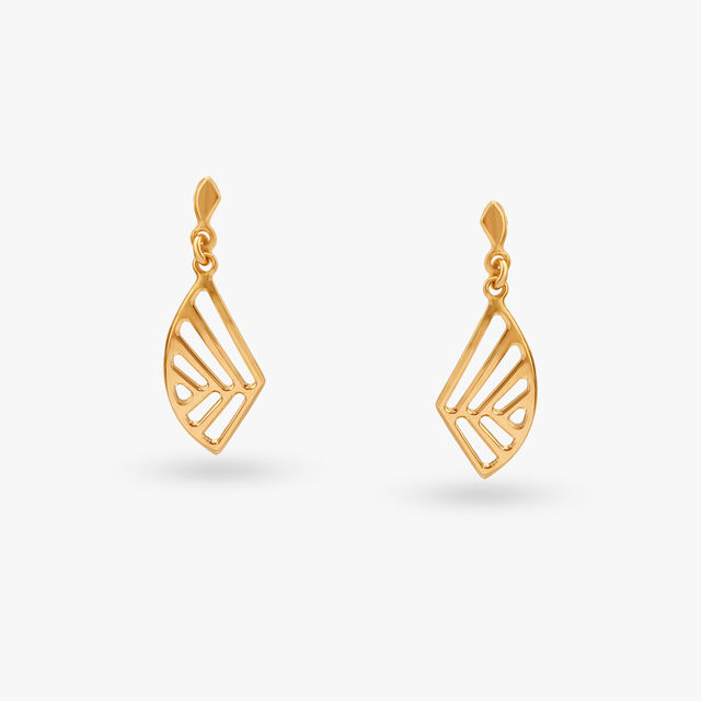 Geometric Gleam Gold Necklace Set 4