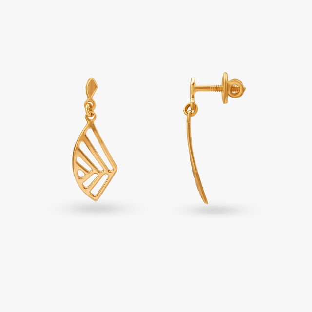 Geometric Gleam Gold Necklace Set 5