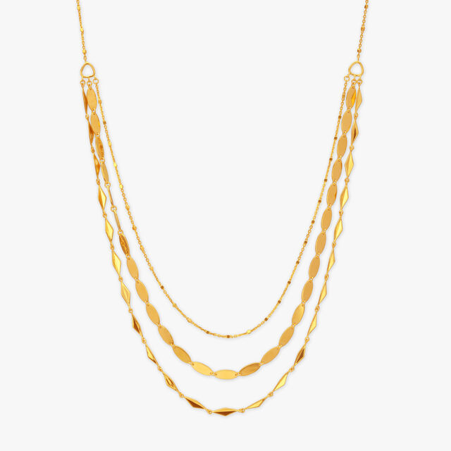 Sculpted Layers Gold Chain