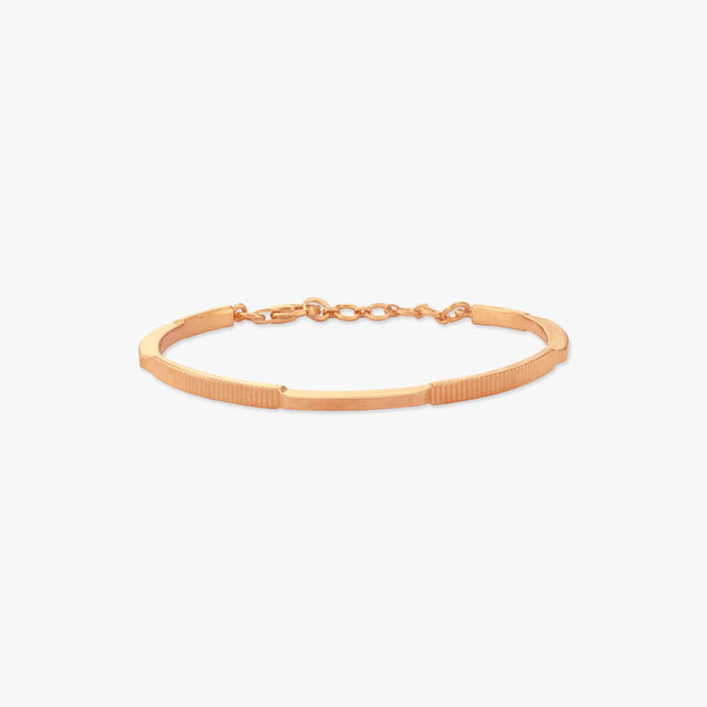 Modern Minimalist Gold Bangle 