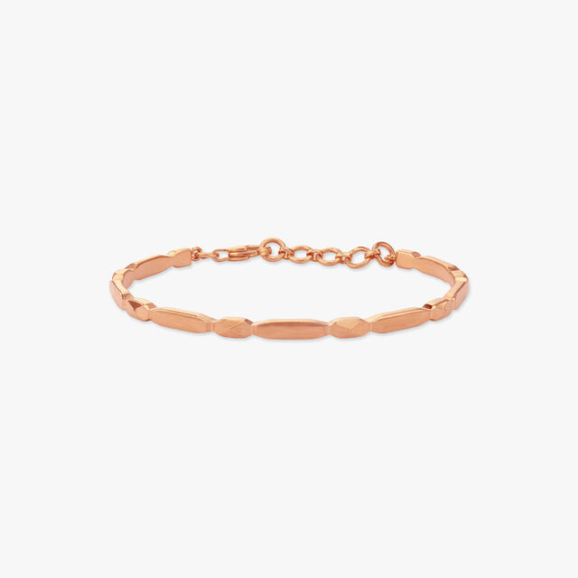 Sculpted Brilliance Gold Bangle 