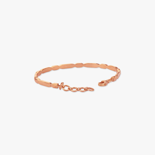 Sculpted Brilliance Gold Bangle 2