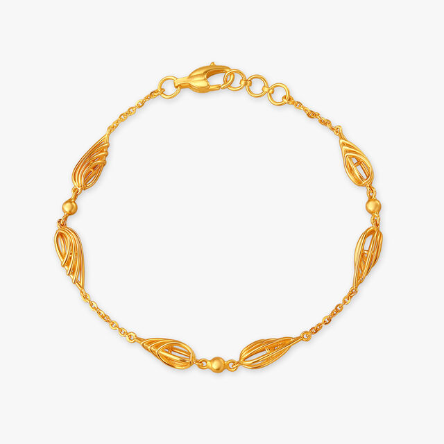Chiseled Glow Gold Bracelet