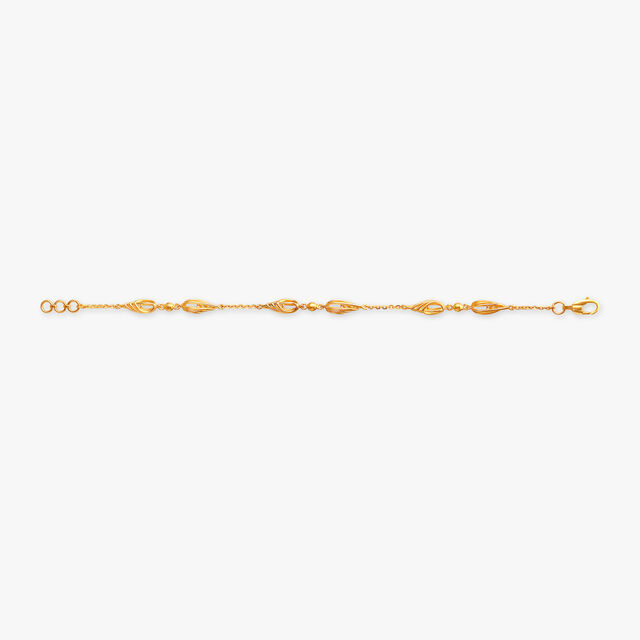 Chiseled Glow Gold Bracelet