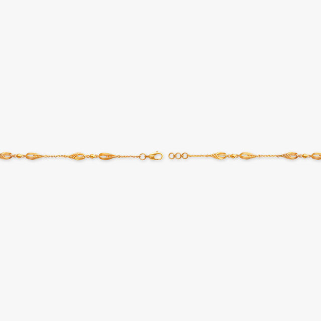Chiseled Glow Gold Bracelet