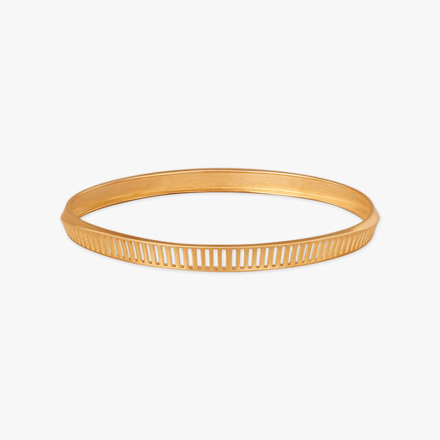 Timeless Stripes Gold Bangles