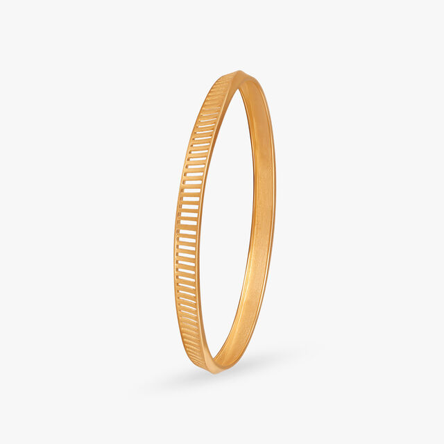 Timeless Stripes Gold Bangles
