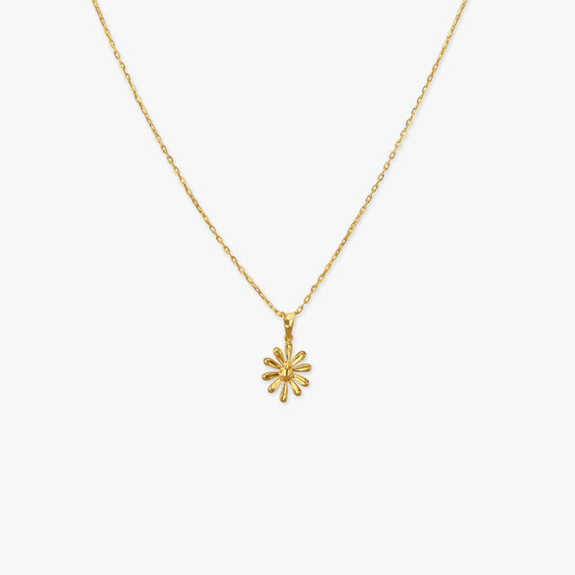 Tanishq 22KT Gold Pendant with Chain